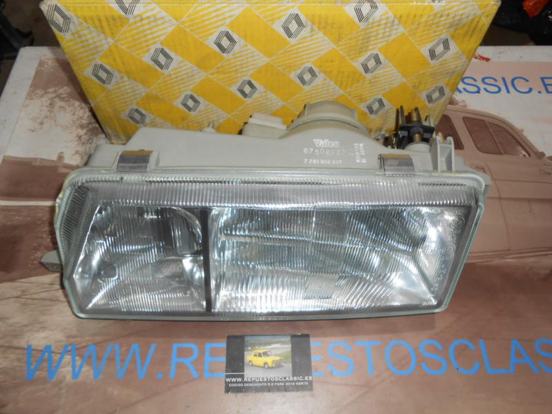 OR15 FARO IZQUIERDO RENAULT 9 , 11 MODERNO, ORIGINAL RENAULT REF. 7701032939, DOBLE OPTICA, REGULACION HIDRAULICA