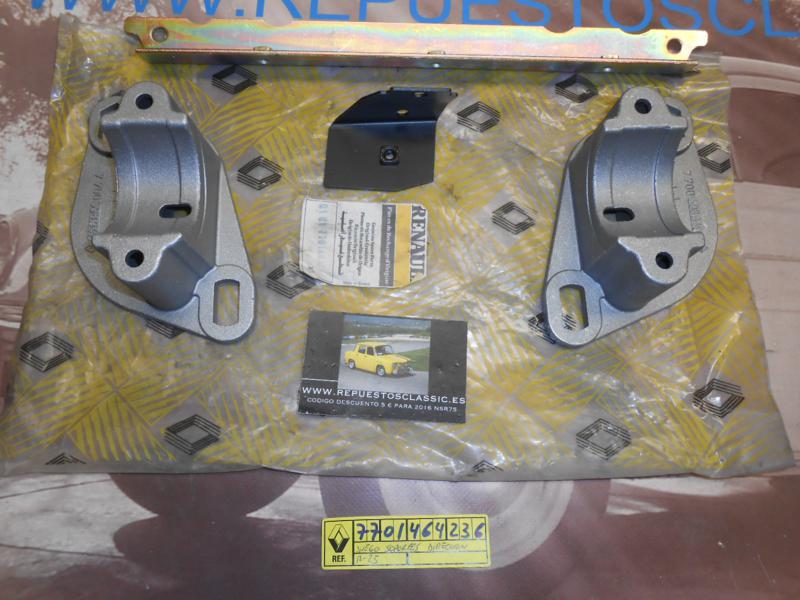 OR44 JUEGO SOPORTES CREMALLERA DIRECCION RENAULT 25 ORIGINAL RENAULT REF. 7701464236