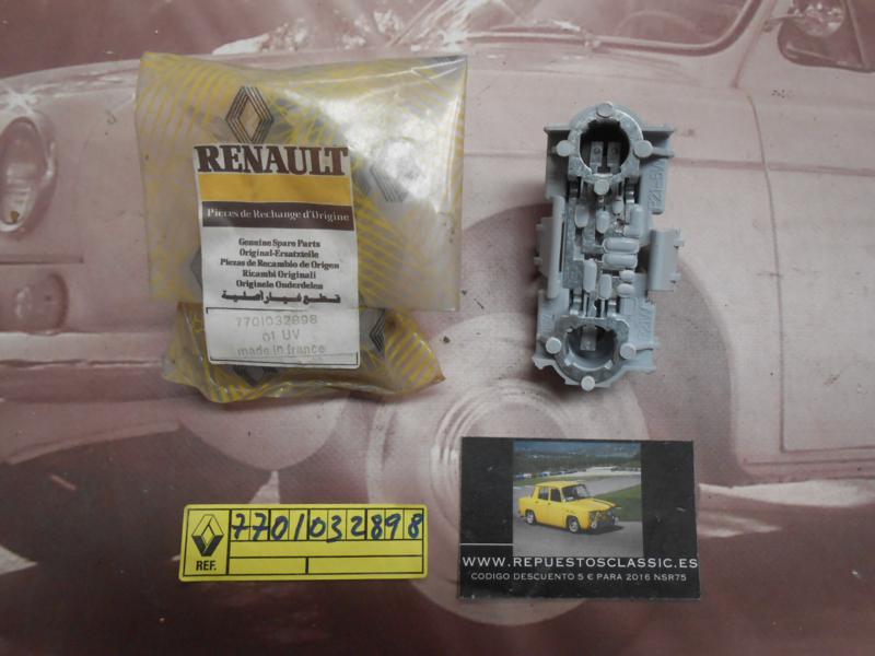 OR60 PORTALAMPARAS PILOTO TRASERO DERECHO RENAULT 21 NEVADA ORIGINAL RENAULT REF. 7701032898