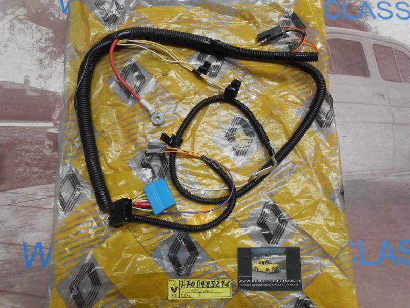 OR57 INSTALACION ELECTRICA PARTE MOTOR RENAULT 11 GTX, GTE, TXE 1.7cc 82->87 ORIGINAL RENAULT REF. 7701985296