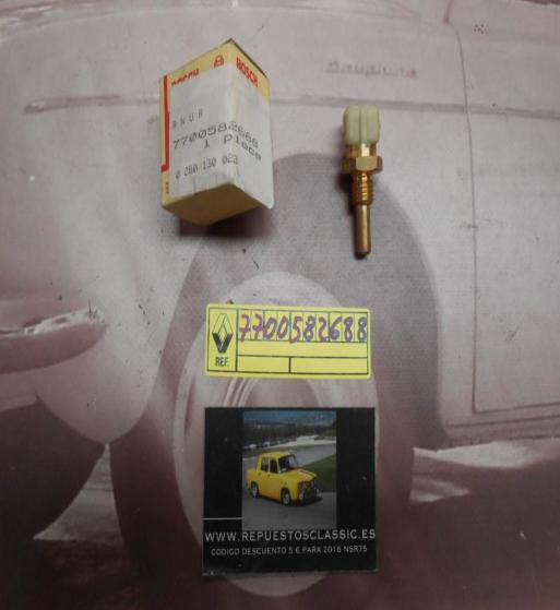 OR69 SENSOR TEMPERATURA RENAULT 25 2.2 (B29), ORIGINAL RENAULT REF. 7700582688 / BOSCH 0280130023