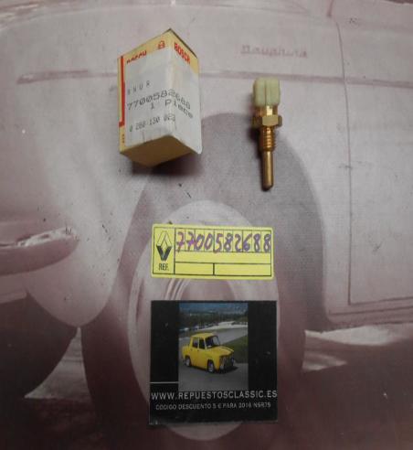 OR69 SENSOR TEMPERATURA RENAULT 25 2.2 (B29), ORIGINAL RENAULT REF. 7700582688 / BOSCH 0280130023