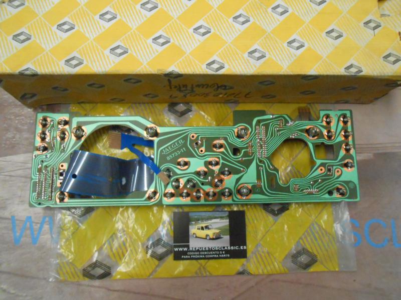 OR97 PLACA CIRCUITO IMPRESO CUADRO LUCES RENAULT 25 ORIGINAL RENAULT REF. 7701030089