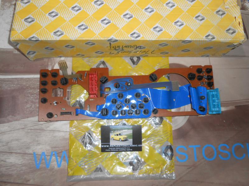 OR97 PLACA CIRCUITO IMPRESO CUADRO LUCES RENAULT 25 ORIGINAL RENAULT REF. 7701030089