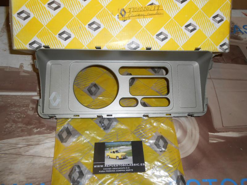 OR98 CARCASA FRONTAL CUADRO INSTRUMENTOS RENAULT 5 2ª SERIE ORIGINAL RENAULT REF. 7701024288
