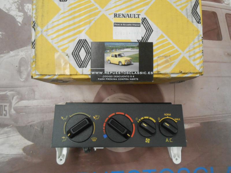 OR133 MANDOS CALEFACCION CON AIRE ACONDICIONADO RENAULT 19 ORIGINAL RENAULT REF. 7702163821