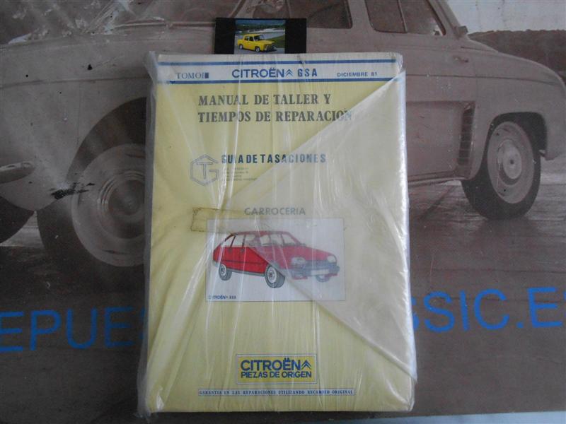 L55 MANUAL ORIGINAL DE TALLER CITROEN GSA (2 TOMOS)
