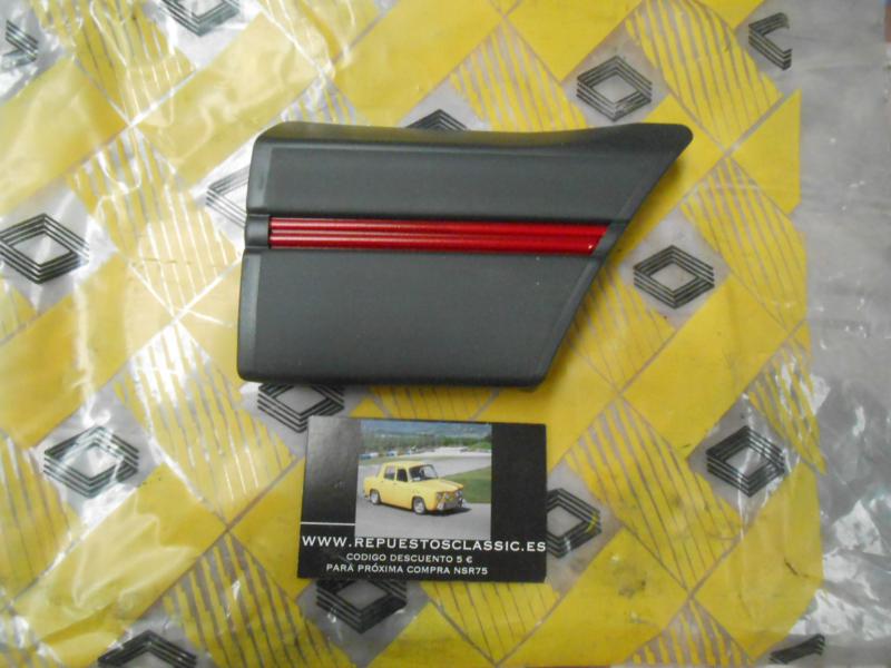 OR159 MOLDURA ALETA DELANTERA DERECHA RENAULT 21 Ti ORIGINAL RENAULT REF. 7700781560 (CON GRAPA)