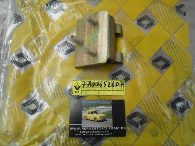 OR164 BISAGRA PUERTA RENAULT 6 (1187) ORIGINAL RENAULT REF. 7700652607