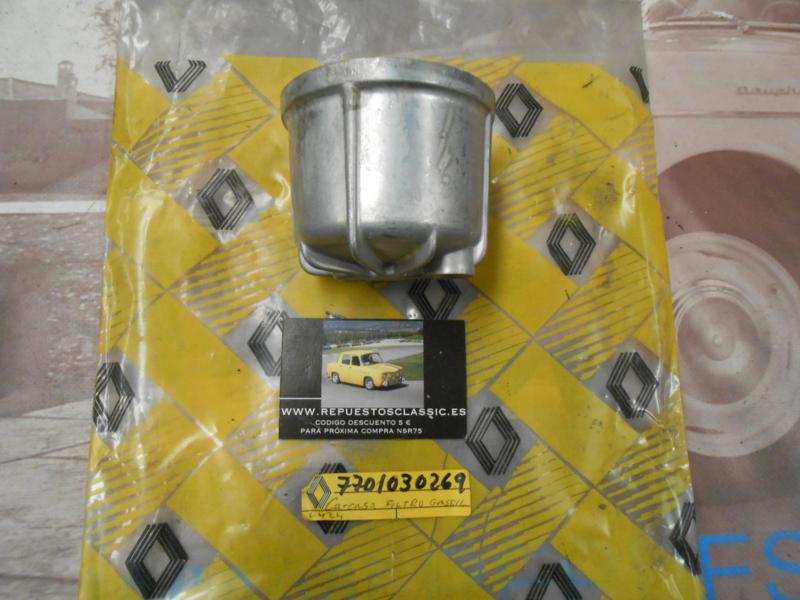 OR201 CARCASA INFERIOR FILTRO GASOIL RENAULT 9, 11, SUPERCINCO, EXPRESS 1.6D ORIGINAL RENAULT REF. 7701030269