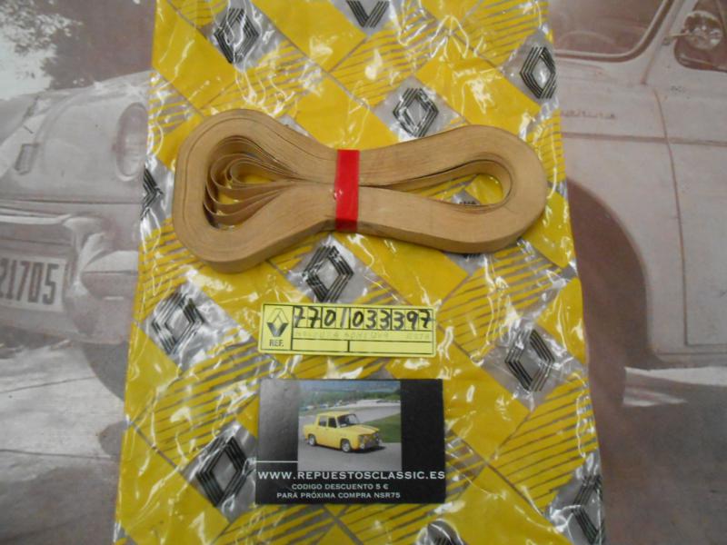 OR258 ROLLO CINTA ADHESIVA ROJA 11mm RENAULT SUPERCINCO GT TURBO 1ª FASE ORIGINAL RENAULT REF. 7701033397