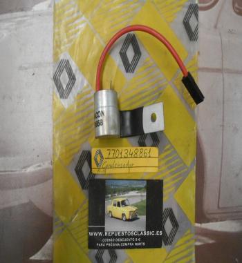 OR270 CONDENSADOR CORRIENTE RENAULT 18 ORIGINAL RENAULT REF. 7701348861 ( FACON R658 )