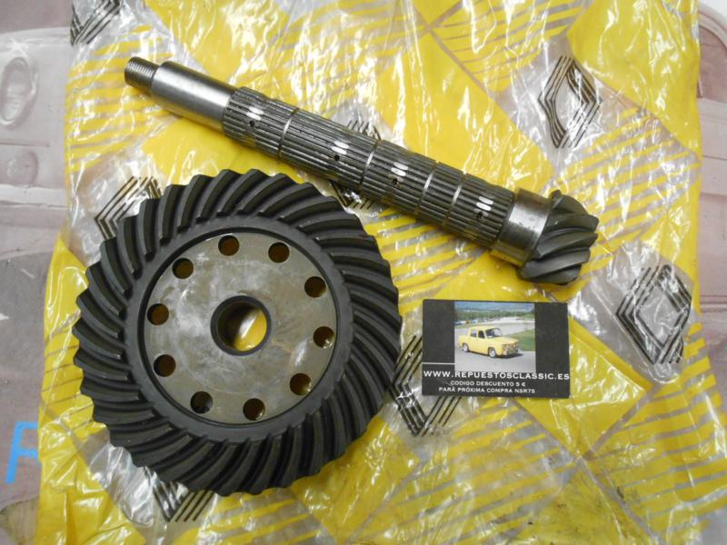 OR274 GRUPO CONICO DIFERENCIAL 9x34 RENAULT 21, 25 ORIGINAL RENAULT REF. 7701461904