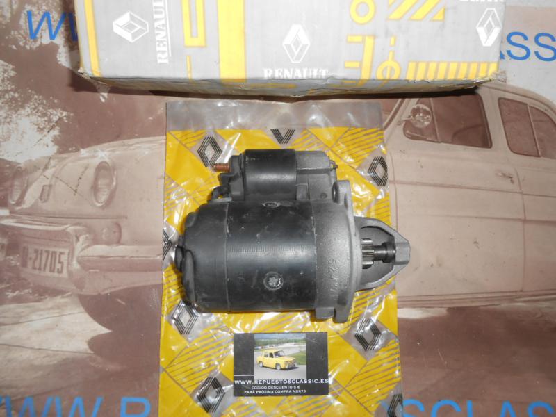 MOTOR ARRANQUE VALEO D9E92 RENAULT 4, 5, 6, RODEO MOTOR 0.8, R12, R18 1.4 ORIGINAL RENAULT 7701351393