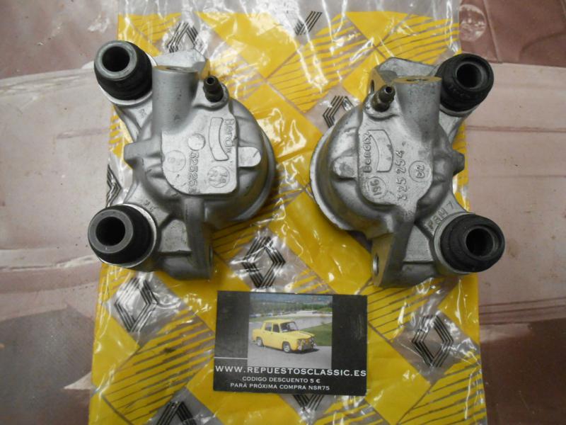 OR290 JUEGO PINZAS FRENO DELANTERO BENDIX RENAULT 9, 11, 21, SUPERCINCO PISTON 48mm ORIGINAL RENAULT REF. 7701201657 / 770120165