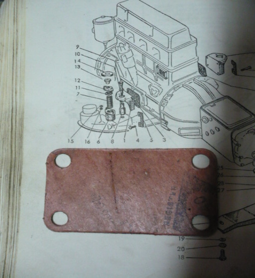 COF01 AB 00453000	JUNTA ENTRE SOPORTE MOTOR Y BLOQUE SEAT 1400