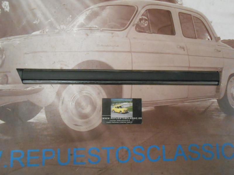 MOL52 MOLDURA ALETA TRASERA DERECHA SEAT 127 CL 2/3P LARGO 44cm