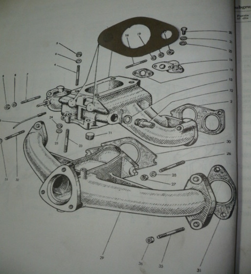COF03 AB 03217801 JUNTA TUBO CULATA CON COLECTOR ADMISION SEAT 1400
