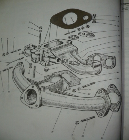 COF03 AB 03217801 JUNTA TUBO CULATA CON COLECTOR ADMISION SEAT 1400