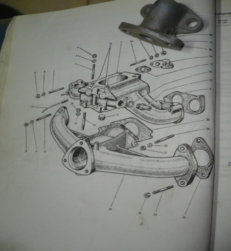 COF03 AB 03212951 TUBO CULATA CON COLECTOR ADMISION SEAT 1400