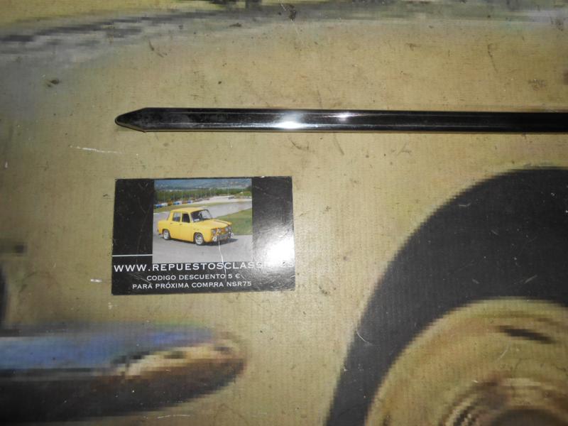 MOL68 MOLDURA METAL ALETA DELANTERA IZQUIERDA RENAULT 12