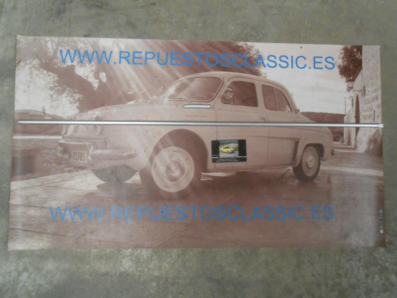 MOL71 MOLDURAS ALETA DELANTERA IZQUIERDA SIMCA 1200 SEGUNDA SERIE LARGO 89,5 Y 7 cm
