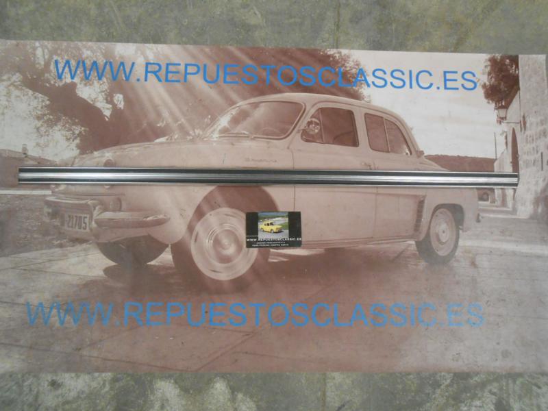 MOL76 MOLDURA ALUMINIO TALONERA PUERTA TRASERA DERECHA RENAULT 8 2ª SERIE