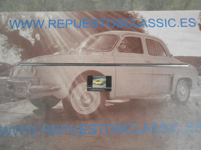 MOL77* MOLDURA ALUMINIO PUERTA TRASERA RENAULT R4 LARGO 59,5 cm