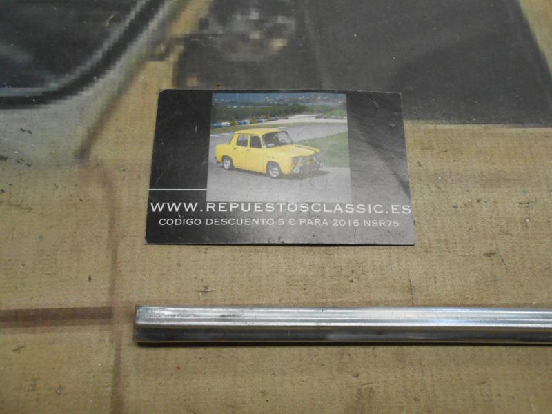 MOL77* MOLDURA ALUMINIO PUERTA TRASERA RENAULT R4 LARGO 59,5 cm