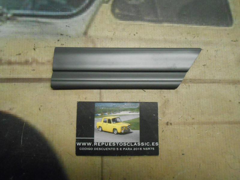 MOL85*1 MOLDURA AUTOADHESIVA ALETA DELANTERA DERECHA FORD ESCORT 90-->95 COLOR GRIS