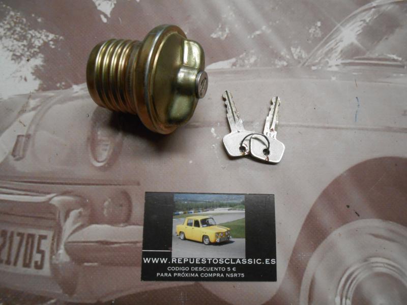 T39 TAPON GASOLINA CON LLAVE VOLKSWAGEN ESCARABAJO 72--> REF. 321201551H
