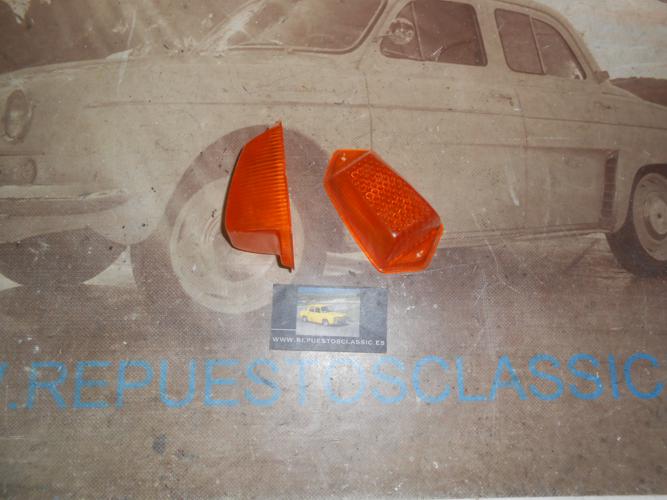 IC16 PAREJA TULIPAS AMBAR INTERMITENTE LATERAL CITROEN 2CV , AZAM 6 , AK