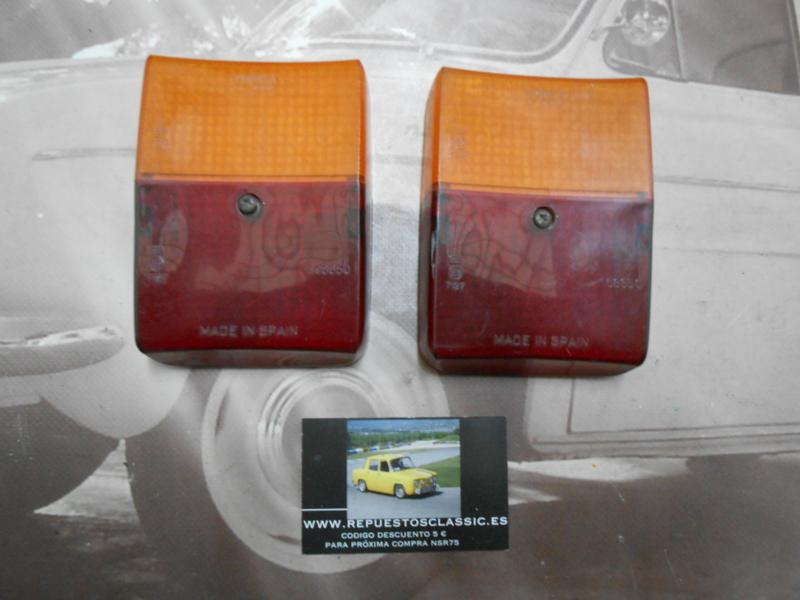 IC23* PAREJA TULIPAS PILOTOS TRASEROS FURGONETA CITROEN AYU  (DE OCASION BUEN ESTADO )