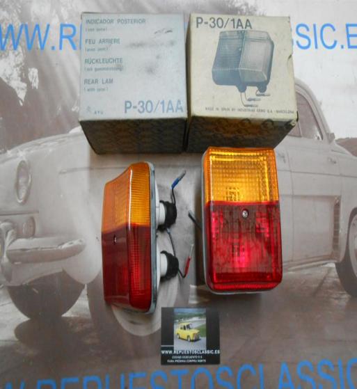 IC24 PAREJA PILOTOS TRASEROS FURGONETA CITROEN AYU GEMO P30 20909/20910