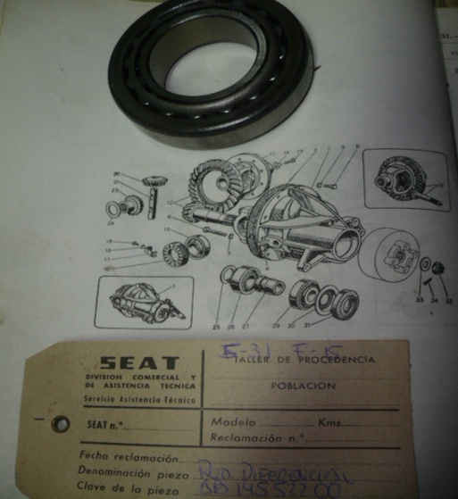 COF09 AB 14552200 RODAMIENTO DIFERENCIAL SEAT 1400 (FIG. 15)