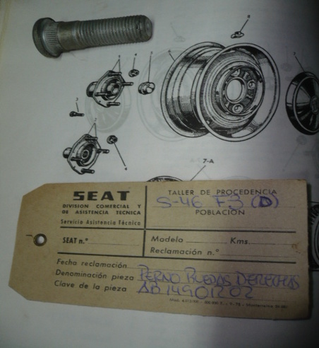 COF10 AB 14901202 PERNO RUEDAS DERECHAS SEAT 1400 (FIG. 3)