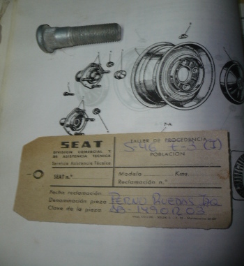 COF10 AB 14901203 PERNO RUEDAS IZQUIERDAS SEAT 1400 (FIG. 3)