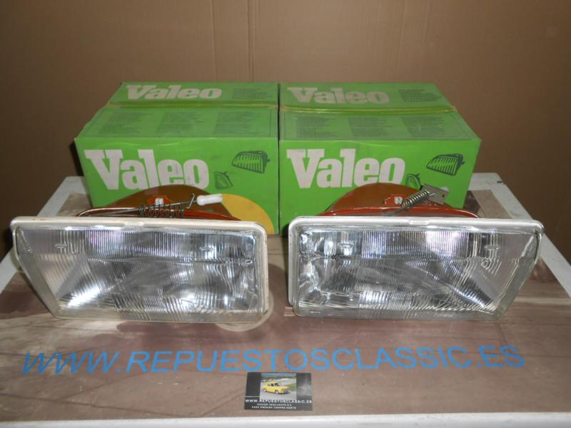 IT01+PV1N2 JUEGO FAROS CIBIE FOCO EUROPEO TALBOT 150 REF. VALEO 061774/061775