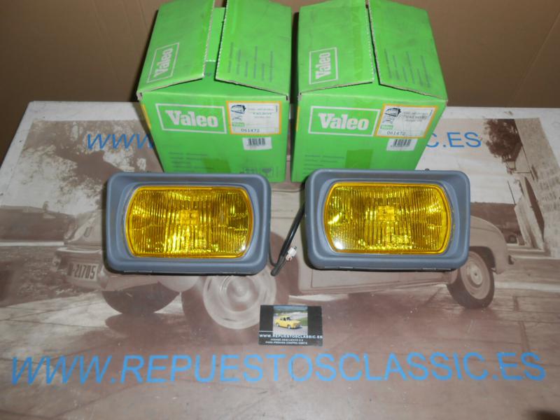 IT17 JUEGO FAROS ANTINIEBLA CIBIE CON CARCASAS TALBOT 150 , SOLARA REF. VALEO 061472