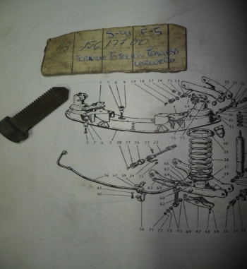 COF12 AB 15617700 TORNILLO FIJACION TRAVIESA PUENTE DELANTERO SEAT 1400 (FIG.5)