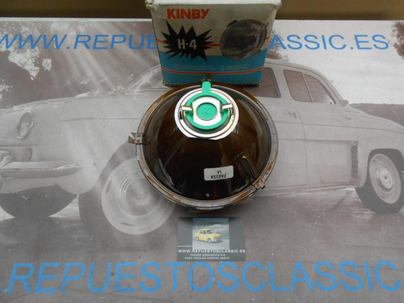 ISI09 OPTICA FARO KINBY SIMCA 1000 , 1200 ANCLAJE HELLA H4 REF. YFE1812