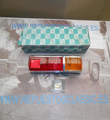 ISI11 PILOTO TRASERO DERECHO SIMCA 1200 1ª SERIE BASE PORTALAMPARAS METALICO