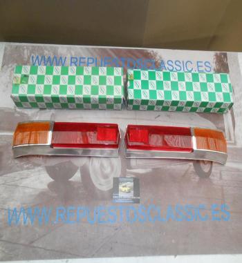 ISI12 JUEGO TULIPAS PILOTOS TRASEROS SIMCA 1200 1ª SERIE