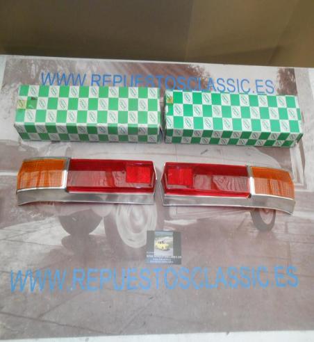 ISI12 JUEGO TULIPAS PILOTOS TRASEROS SIMCA 1200 1ª SERIE