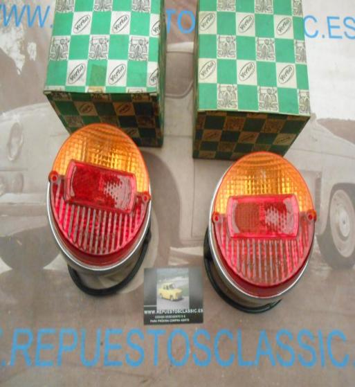 ISI44 JUEGO PILOTOS TRASEROS SIMCA 1000 1ª SERIE