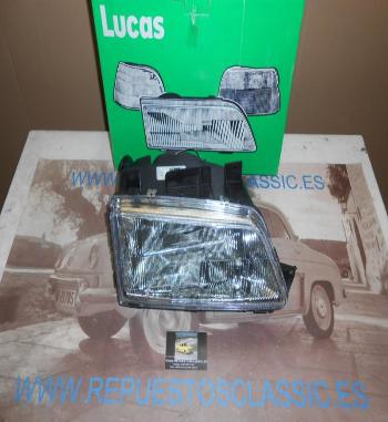 IP04 P1 FARO DERECHO PEUGEOT 405 88-->92 LUCAS LXB212 H4 REGULACION MANUAL
