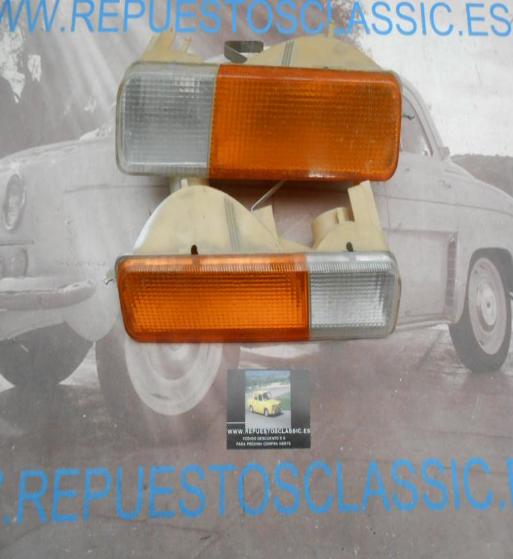 IP39 P2 JUEGO PILOTOS DELANTEROS BICOLOR INTERMITENTE / POSICION PEUGEOT 505 1ª SERIE ( DE OCASION )