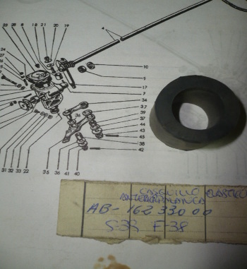 COF14 AB 16233000 CASQUILLO ELASTICO ANTERIOR PALANCA DIRECCION SEAT 1400 (FIG. 38)