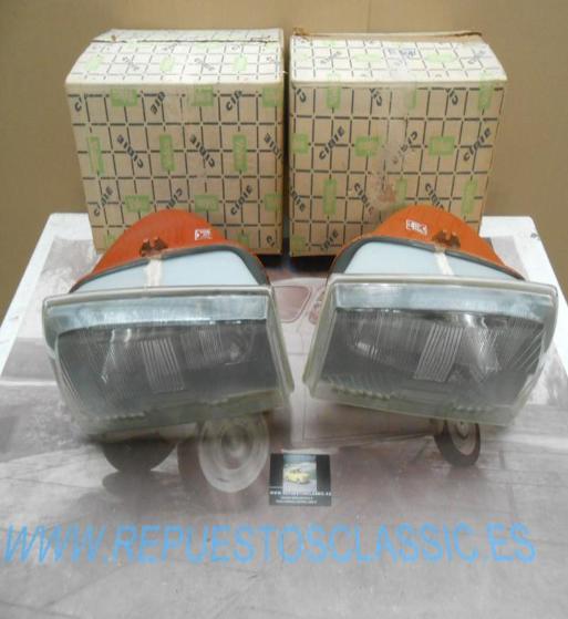 IP40 P2 JUEGO FAROS CIBIE H4 PEUGEOT 504 REF. VALEO 061786 / 061787