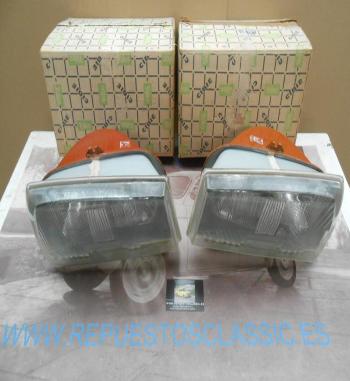 IP41 P2 JUEGO FAROS SEV. MARCHAL H4 PEUGEOT 504 REF. VALEO 061786 / 061787